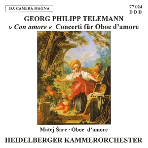 Telemann G P - Concertos For Oboe D'amore i gruppen CD / Klassiskt hos Bengans Skivbutik AB (5575007)