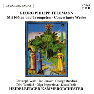 Telemann G P - Mit Flöten & Trompeten - Concertant i gruppen CD / Klassiskt hos Bengans Skivbutik AB (5575009)