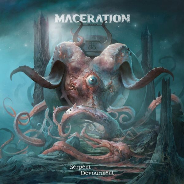Maceration - Serpent Devourment (Light Blue Viny i gruppen VINYL / Hårdrock hos Bengans Skivbutik AB (5575244)