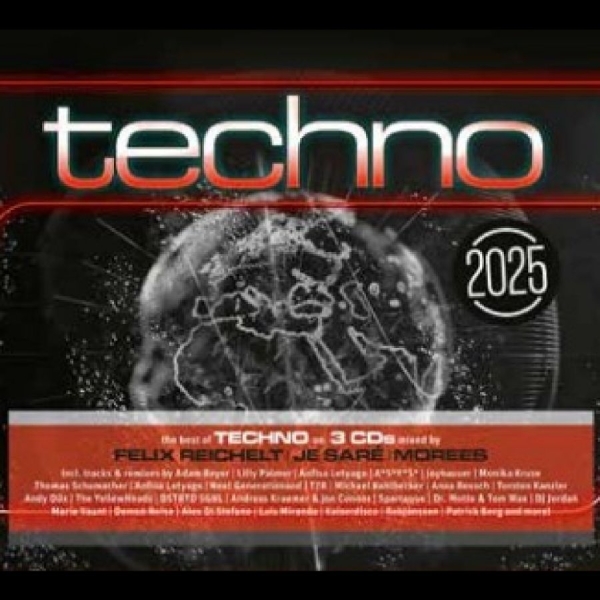 Various Artists - Techno 2025 i gruppen CD / Toppsäljare hos Bengans Skivbutik AB (5575488)
