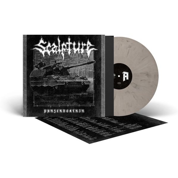 Scalpture - Panzerdoktrin (White/Black Vinyl Lp) i gruppen VINYL / Hårdrock hos Bengans Skivbutik AB (5576662)