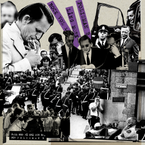 Polisman B - Lång Mörk Rock Vol 1  (Splatter Coloured Vinyl) i gruppen VINYL / Pop-Rock hos Bengans Skivbutik AB (5576725)