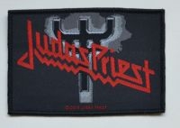 Judas Priest - Patch Logo Fork (10,3 X 7,3 Cm) i gruppen MERCHANDISE / Tygmärke / Hårdrock hos Bengans Skivbutik AB (5577303)