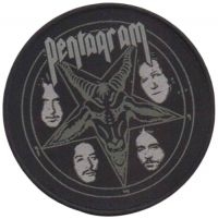 Pentagram - Patch Baphomet (10 Cm) i gruppen MERCHANDISE / Tygmärke / Hårdrock hos Bengans Skivbutik AB (5577349)