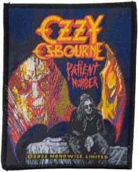 Ozzy Osbourne - Patch Patient No 9 (9,9 X 7,8 Cm) i gruppen MERCHANDISE / Tygmärke / Hårdrock hos Bengans Skivbutik AB (5577364)