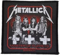 Metallica - Patch Master Of Puppets Band (9,4 X i gruppen MERCHANDISE / Tygmärke / Hårdrock hos Bengans Skivbutik AB (5577367)