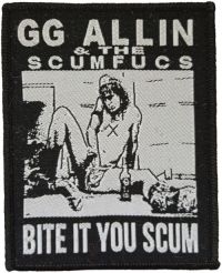 G.G. Allin - Patch & The Scumfucs (9,6 X 7,7 Cm) i gruppen MERCHANDISE / Tygmärke / Pop-Rock hos Bengans Skivbutik AB (5577373)