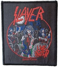 Slayer - Patch Live Undead (10,2 X 8,7 Cm) i gruppen MERCHANDISE / Tygmärke / Hårdrock hos Bengans Skivbutik AB (5577380)