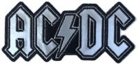 Ac/Dc - Patch Cut Out Foil Logo  (4,6 X 10 i gruppen MERCHANDISE / Tygmärke / Hårdrock hos Bengans Skivbutik AB (5577385)