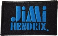 Hendrix Jimi - Patch Stencil Logo (6,3 X 10,1 Cm) i gruppen MERCHANDISE / Tygmärke / Pop-Rock hos Bengans Skivbutik AB (5577396)
