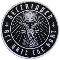 Hellripper - Patch Goatmaster White (9 Cm) i gruppen MERCHANDISE / Tygmärke / Hårdrock hos Bengans Skivbutik AB (5577456)