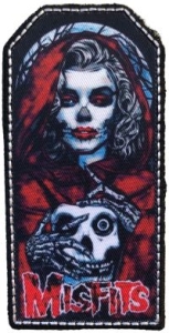 Misfits - Patch Lady Skull (10,4 X 5 Cm) i gruppen MERCHANDISE / Tygmärke / Pop-Rock hos Bengans Skivbutik AB (5577589)