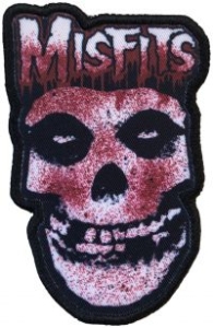 Misfits - Patch Blood Drip Skull (9,6 X 6,5 C i gruppen MERCHANDISE / Tygmärke / Pop-Rock hos Bengans Skivbutik AB (5577591)