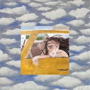 Wild Pink - Dulling The Horns (Blue And Yellow i gruppen VINYL / Pop-Rock hos Bengans Skivbutik AB (5577664)