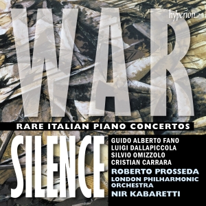 Roberto Prosseda London Philharmon - War Silence - Rare Italian Piano Co i gruppen ÖVRIGT / Kommande - alla format hos Bengans Skivbutik AB (5578443)