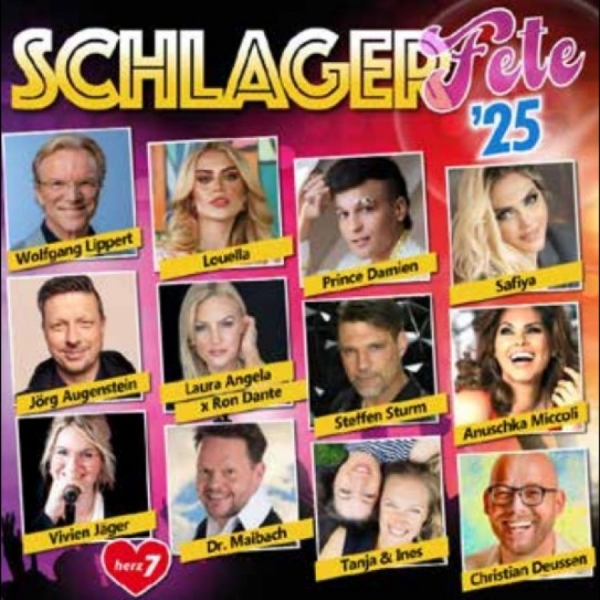Various Artists - Schlagerfete '25 i gruppen CD / Pop-Rock hos Bengans Skivbutik AB (5578575)