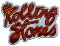Rolling Stones - Patch Orange Logo (7 X 8,8 Cm) i gruppen MERCHANDISE / Tygmärke / Pop-Rock hos Bengans Skivbutik AB (5579355)