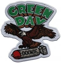 Green Day - Patch Dookie Eagle (9,1 X 8,8 Cm) i gruppen MERCHANDISE / Tygmärke / Pop-Rock hos Bengans Skivbutik AB (5579718)