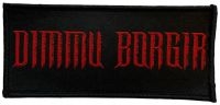 Dimmu Borgir - Patch Logo Red (4,5 X 9,7 Cm) i gruppen MERCHANDISE / Tygmärke / Hårdrock hos Bengans Skivbutik AB (5579723)