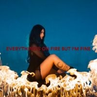 As December Falls - Everything's On Fire But I'm Fine i gruppen VI TIPSAR / Fredagsreleaser / 2025-08-08 hos Bengans Skivbutik AB (5580573)