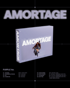 Jisoo - Amortage (Exclusive Edition) (Purple Ver.) i gruppen Minishops / K-Pop Minishops / Blackpink hos Bengans Skivbutik AB (5580886)