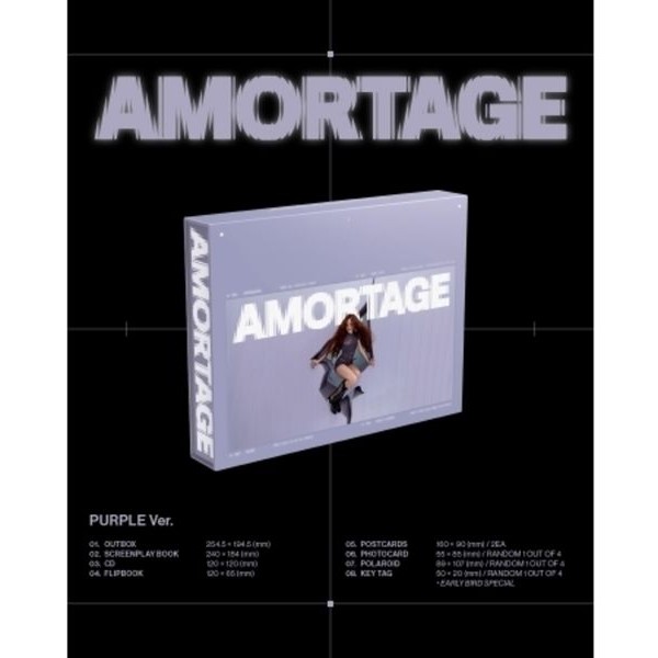 Jisoo - Amortage (Exclusive Edition) (Purple Ver.) i gruppen CD / K-Pop hos Bengans Skivbutik AB (5580886)