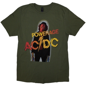 Ac/Dc - Powerage Uni Khaki T-Shirt  (2XL) i gruppen MERCHANDISE / T-shirt / Hårdrock hos Bengans Skivbutik AB (5581010)