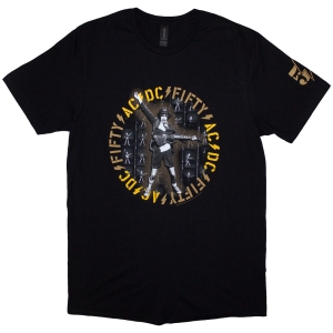 Ac/Dc - Fifty Angus Repeat Uni Bl T-Shirt i gruppen MERCHANDISE / T-shirt / Hårdrock hos Bengans Skivbutik AB (5581203r)