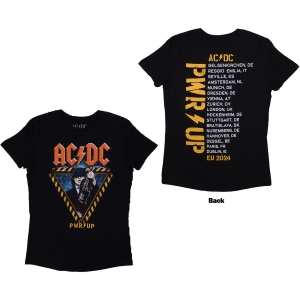 Ac/Dc - Angus Triangle Eu Tour 24 Lady Bl T-Shirt i gruppen MERCHANDISE / T-shirt / Hårdrock hos Bengans Skivbutik AB (5581205r)