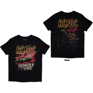 Ac/Dc - Demon Fire Eu Tour 24 Uni Bl T-Shirt i gruppen MERCHANDISE / T-shirt / Hårdrock hos Bengans Skivbutik AB (5581209r)