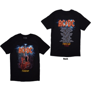 Ac/Dc - Guitar Eu Tour 24 Uni Bl T-Shirt i gruppen MERCHANDISE / T-shirt / Hårdrock hos Bengans Skivbutik AB (5581210r)
