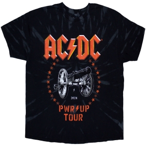 Ac/Dc - Pwr Up Tour 24 Cannon Uni Bl Dip-Dye T-Shirt i gruppen MERCHANDISE / T-shirt / Hårdrock hos Bengans Skivbutik AB (5581222r)