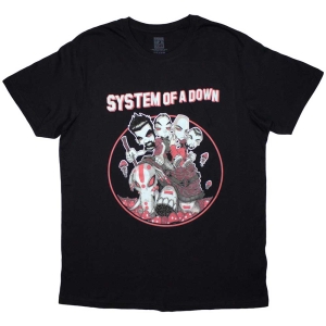 System Of A Down - Mushroom People Uni Bl T-Shirt i gruppen MERCHANDISE / T-shirt / Hårdrock hos Bengans Skivbutik AB (5581255r)