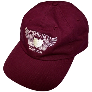 Stevie Nicks - Tour 24 Logo Maroon Baseball Cap i gruppen MERCHANDISE / Keps / Pop-Rock hos Bengans Skivbutik AB (5581532)