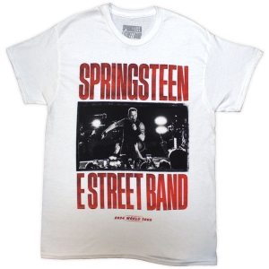 Bruce Springsteen - Tour 24 E-Street Band Uni Wht T-Shirt i gruppen Minishops / Bruce Springsteen / springsteen-merch hos Bengans Skivbutik AB (5581580r)
