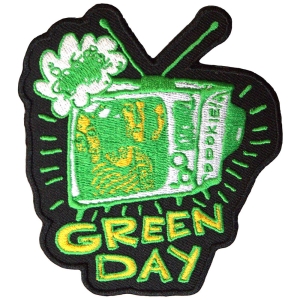 Green Day - Longview Tv Woven Patch i gruppen MERCHANDISE / Tygmärke / Punk hos Bengans Skivbutik AB (5581823)