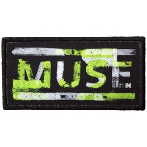 Muse - Distressed Logo Woven Patch i gruppen MERCHANDISE / Tygmärke / Pop-Rock hos Bengans Skivbutik AB (5581868)