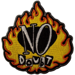 No Doubt - Flame Woven Patch i gruppen MERCHANDISE / Tygmärke / Pop-Rock hos Bengans Skivbutik AB (5581870)