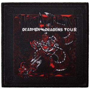 Trivium - Deadmen & Dragons Tour 23 Printed Patch i gruppen MERCHANDISE / Tygmärke / Hårdrock hos Bengans Skivbutik AB (5581883)