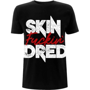 Skindred - Effin Red Uni Bl T-Shirt i gruppen MERCHANDISE / T-shirt / Hårdrock hos Bengans Skivbutik AB (5581923r)