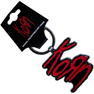 Korn - Red Logo Keychain i gruppen MERCHANDISE / Nyckelring / Hårdrock hos Bengans Skivbutik AB (5581925)