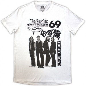 Beatles - 1969 Uni Wht T-Shirt i gruppen ÖVRIGT / Övrigt / aub hos Bengans Skivbutik AB (5581963r)