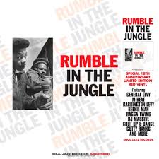 Soul Jazz Records Presents - Rumble In The Jungle (Red Vinyl) i gruppen VI TIPSAR / Record Store Day / RSD 2025 hos Bengans Skivbutik AB (5582377)