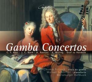 Thomas Fritzsch - Gamba Concertos i gruppen CD / Klassiskt hos Bengans Skivbutik AB (5582502)