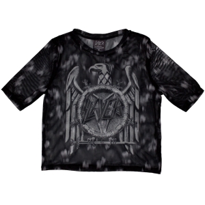 Slayer - Mono Eagle Lady Bl Mesh Crop Top i gruppen MERCHANDISE / T-shirt / Hårdrock hos Bengans Skivbutik AB (5583050r)
