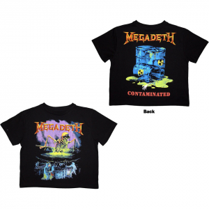 Megadeth - Contaminated Lady Bl Crop Top i gruppen ÖVRIGT / Övrigt / aub hos Bengans Skivbutik AB (5583544r)