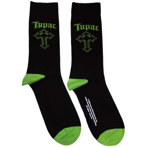 Tupac - Green Cross Uni Bl Socks i gruppen MERCHANDISE /  /  hos Bengans Skivbutik AB (5583629)