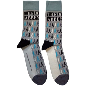 Beatles - Abbey Road Colours Crossing Repeat Uni Grey Socks i gruppen MERCHANDISE /  /  hos Bengans Skivbutik AB (5583632)
