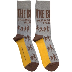 Beatles - Please Please Me Silhouettes Uni Grey Socks i gruppen MERCHANDISE / / hos Bengans Skivbutik AB (5583640)
