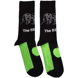 Beatles - White Album Faces Outlines & Apple Uni Bl Socks i gruppen MERCHANDISE /  /  hos Bengans Skivbutik AB (5583644)
